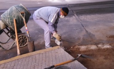 Construyen nuevas rampas para personas con capacidades especiales