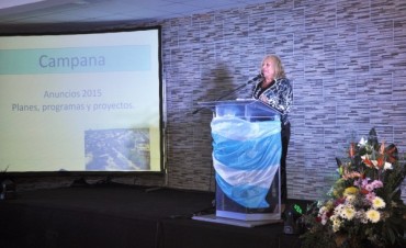 Giroldi anunci&oacute; su &ldquo;Plan de Acciones de Gobierno 2015&rdquo; para continuar con el crecimiento y desarrollo de Campana 