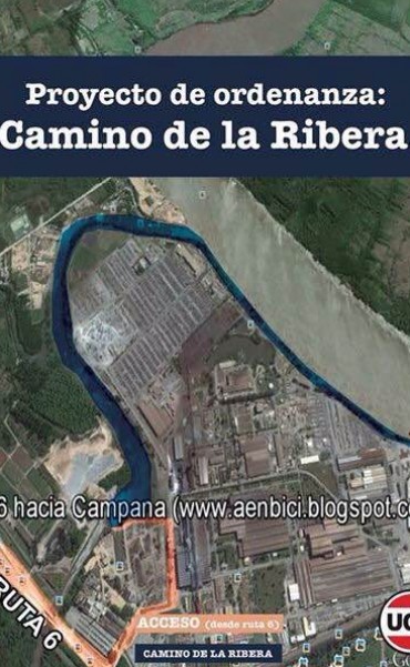 Norberto Bonola present&oacute; un proyecto para construir el Camino Ribere&ntilde;o