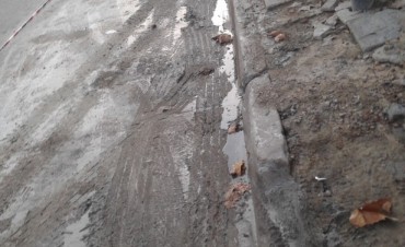 RAINERI SOLICITA SE CONTROLE LAS DESCARGAS DE HORMIGON EN OBRAS PARTICULARES PARA EVITAR DA&Ntilde;OS 