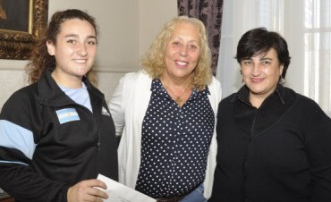 La Intendente Giroldi sigue acompa&ntilde;ando a los deportistas locales