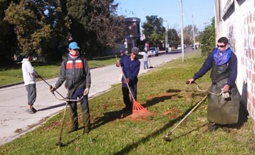 Se realizaron nuevas tareas de Limpieza y Mantenimiento en la Ciudad