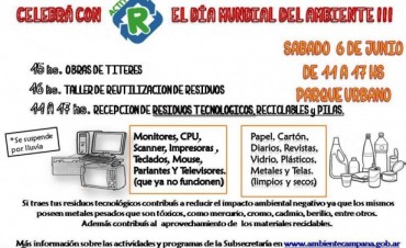 El Municipio realizar&aacute; actividades conmemorativas del D&iacute;a Mundial del Ambiente