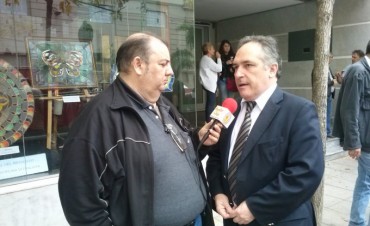 Juan Ghione se refer�a a los anuncios del Intendente Abella