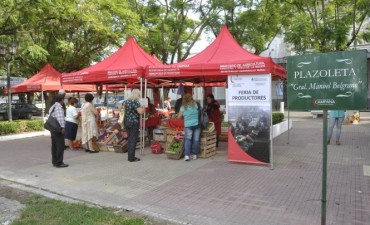 La Plazoleta Belgrano recibe este viernes a los Productores Locales
