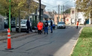 Se realiz&oacute; operativo de tr&aacute;nsito en las inmediaciones de la Plaza Italia 