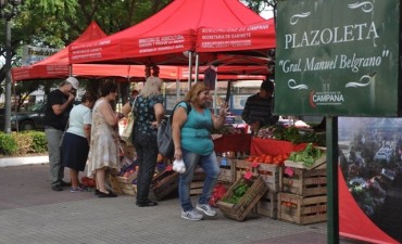 Este viernes la Plazoleta Belgrano recibe a los productores locales