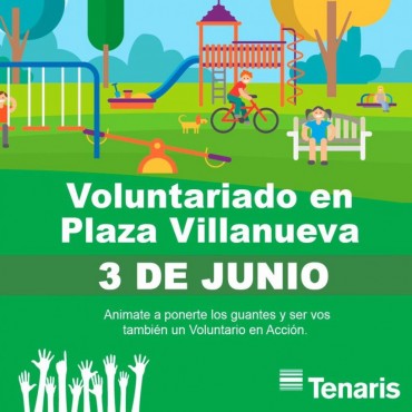 Tenaris informa que el Voluntariado se pas&oacute; por cuestiones clim&aacute;ticas al s&aacute;bado 3 de junio.