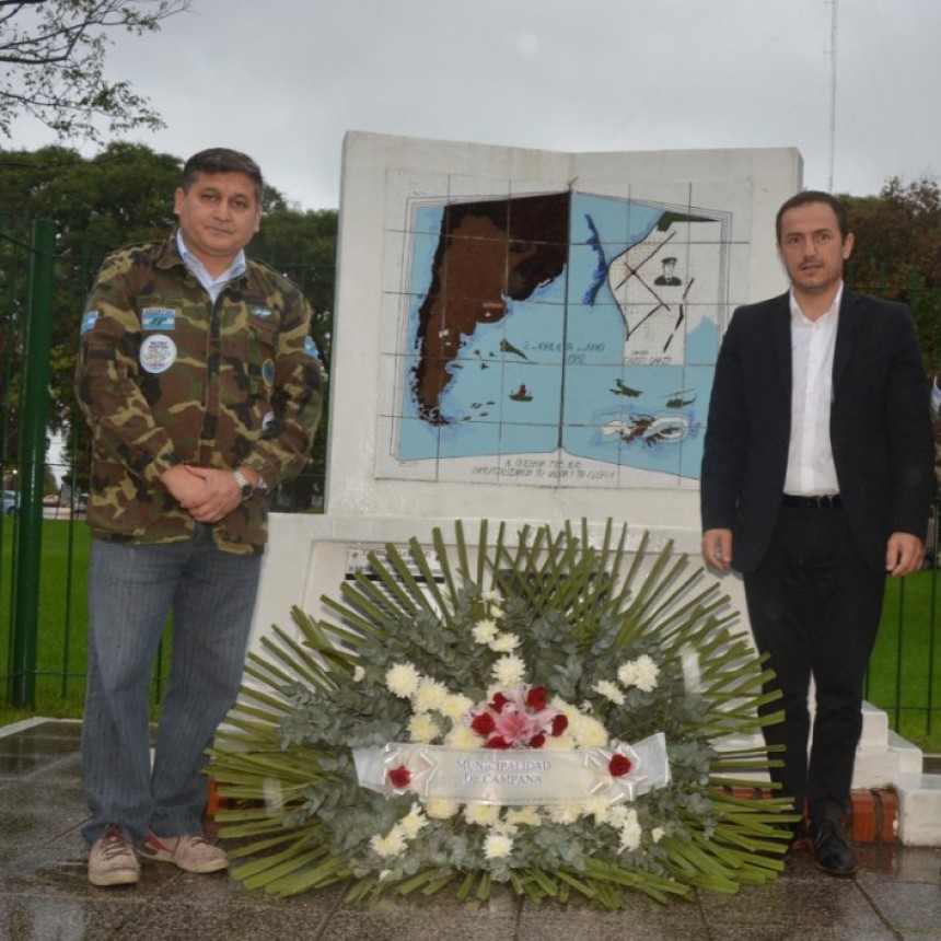 A 36 a&ntilde;os del hundimiento del Crucero General Belgrano, Abella homenaje&oacute; a los ca&iacute;dos