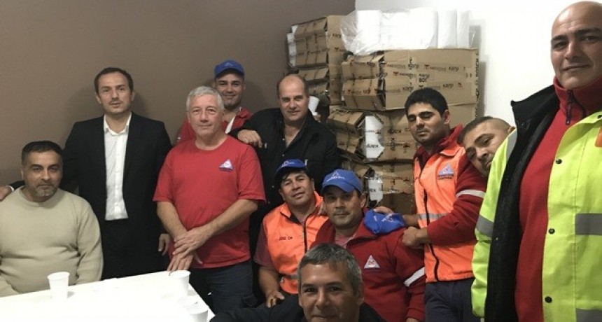Abella felicitó al cuerpo de Defensa Civil y voluntarios por el trabajo realizado durante el temporal