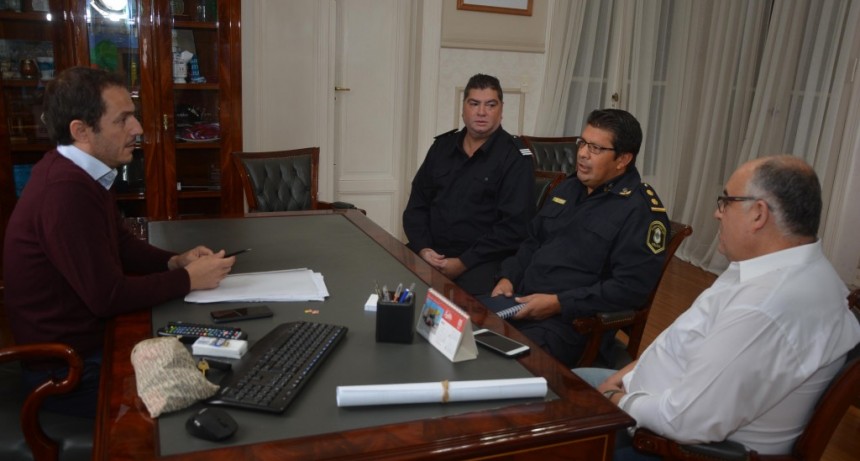 Abella se reuni&oacute; con el nuevo director de la Polic&iacute;a Cient&iacute;fica