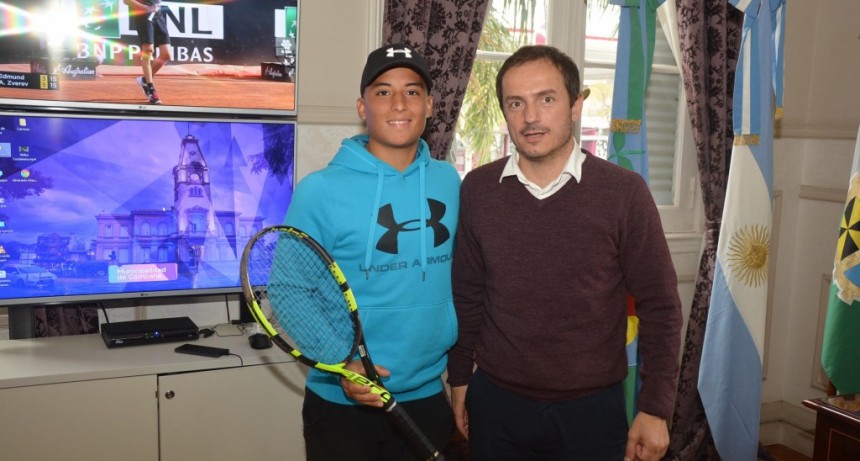Abella recibió a Hugo Suárez antes de su viaje a Francia