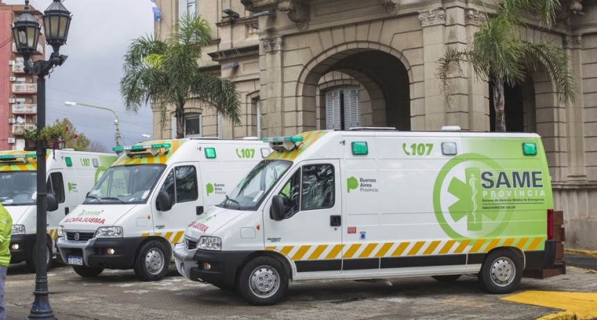 El SAME Campana ya tiene las ambulancias para comenzar a operar
