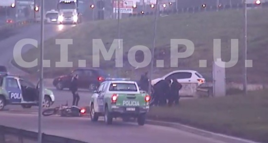 Gracias a las c&aacute;maras del CIMoPU detuvieron a un motochorro en un operativo cerrojo