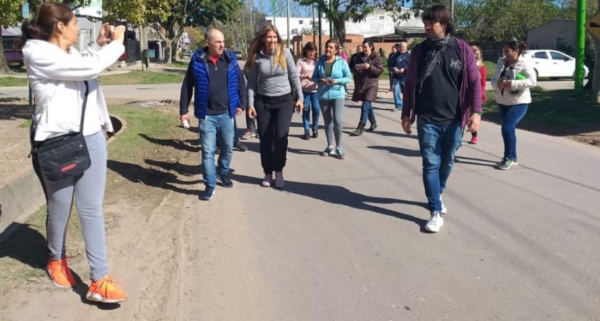 MARIU GIROLDI Y SU AGRUPACION RECORRIERON LA JOSEFA