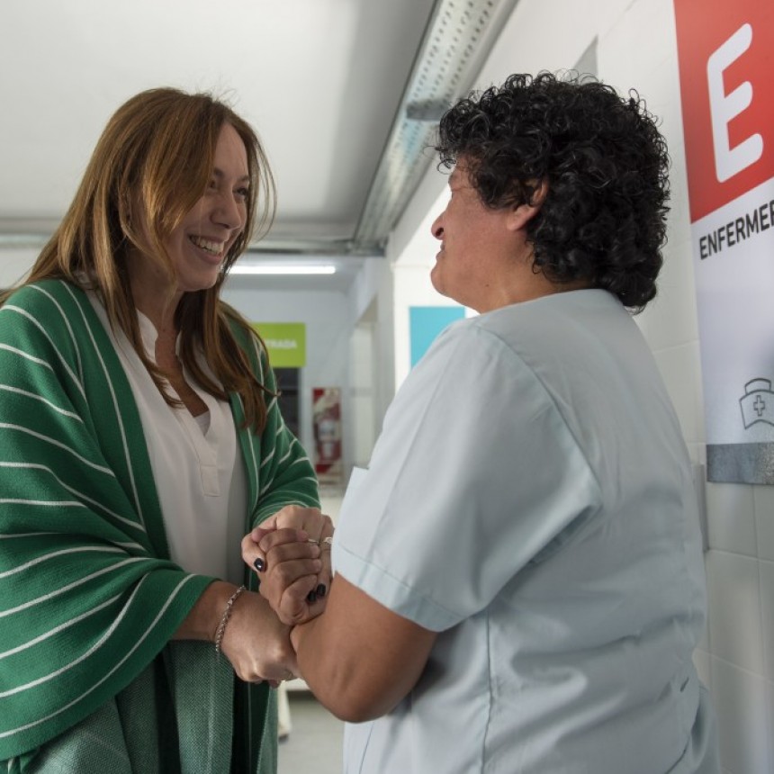 VIDAL RECORRI&Oacute; CINCO CENTROS DE SALUD EN SAN MIGUEL