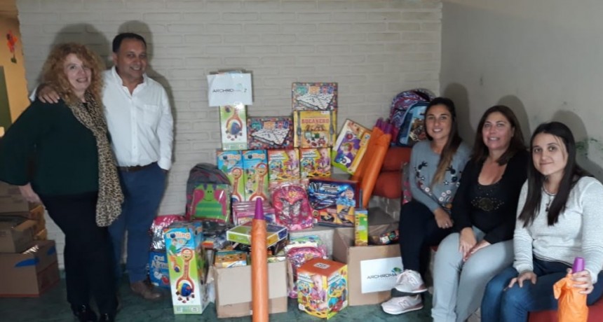 El Hogar del Ni&ntilde;o recibi&oacute; donaciones de la empresa Archroma