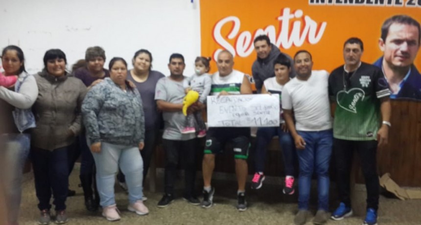 El equipo &ldquo;Sentir&rdquo; realiz&oacute; una loter&iacute;a familiar a beneficio