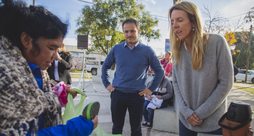 Abella y Klemensiewicz recorrieron las obras de San Cayetano y Otamendi