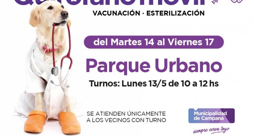 El quir&oacute;fano m&oacute;vil estar&aacute; la pr&oacute;xima semana en el Parque Urbano