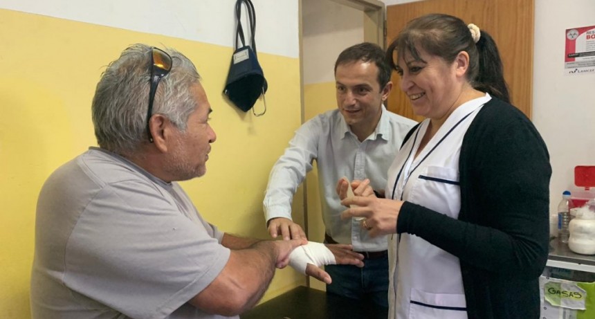 La enfermera Mónica Palacios celebra sus 12 años en San Cayetano