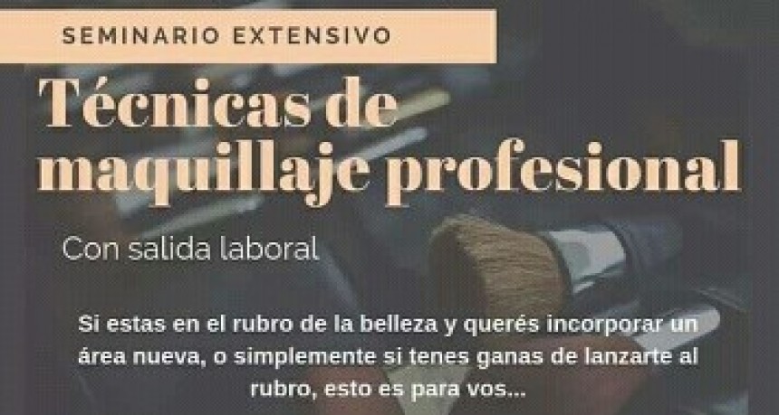 Seminario intensivo: T&eacute;cnicas de maquillaje profesional