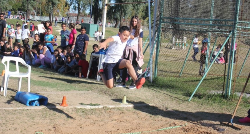 Más de 250 estudiantes participaron de un Intercolegial de Atletismo