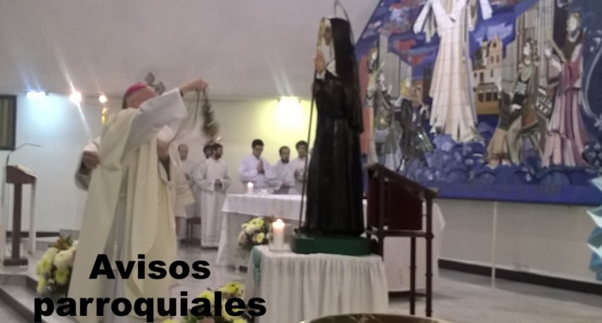 AVISOS PARROQUIALES