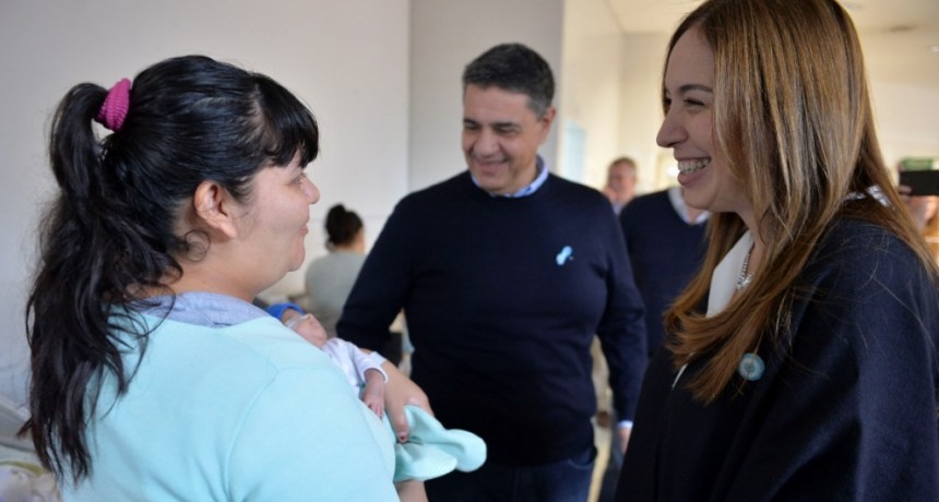MAR&Iacute;A EUGENIA VIDAL VISIT&Oacute; UNA MATERNIDAD EN VICENTE L&Oacute;PEZ Y SE REUNI&Oacute; CON BENEFICIARIOS DEL PROGRAMA &ldquo;GARANTIZAR TU IDENTIDAD&rdquo;