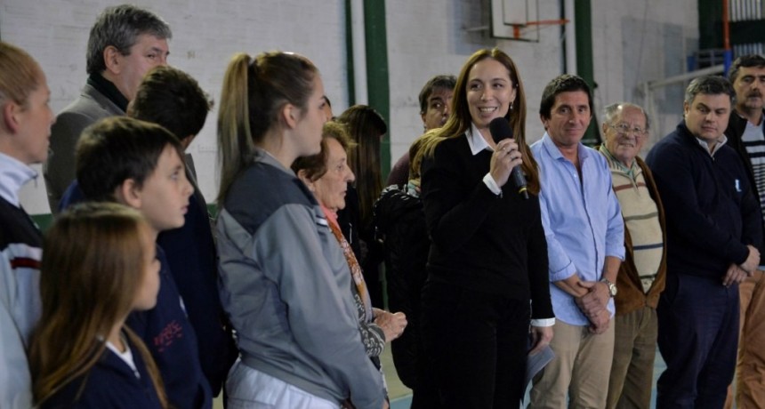 MAR&Iacute;A EUGENIA VIDAL ANUNCI&Oacute; LA TARIFA SOCIAL DE ELECTRICIDAD PARA CLUBES DE BARRIO