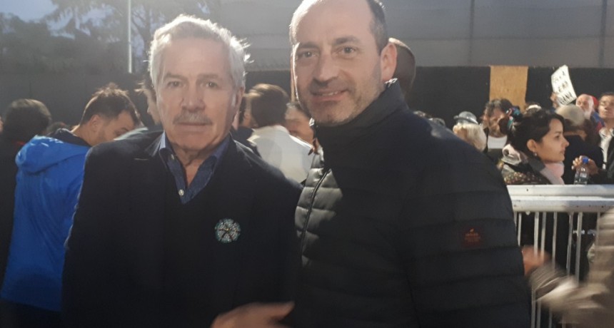 Marco Colella participo del acto de CFK y Alberto Fern&aacute;ndez en Merlo