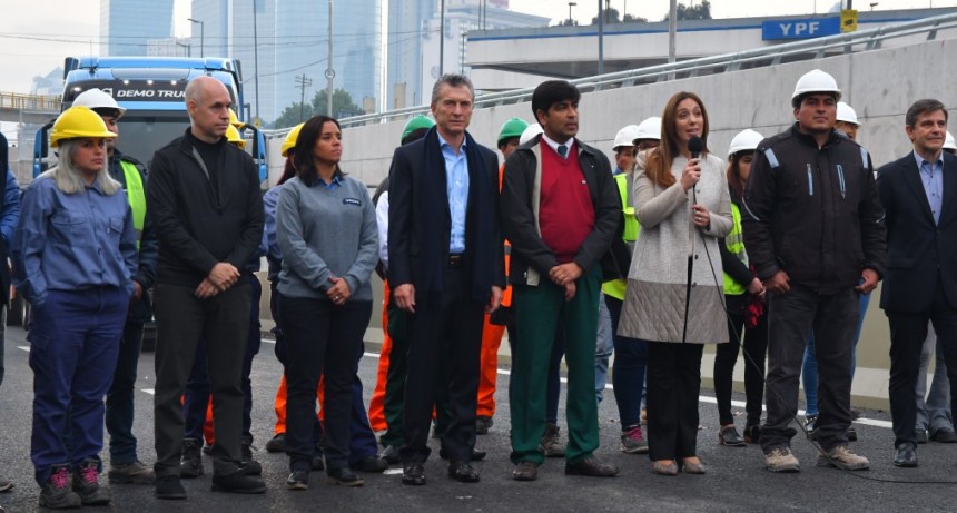 VIDAL, MACRI Y LARRETA INAUGURARON EL PASEO DEL BAJO EN LA CIUDAD DE BUENOS AIRES