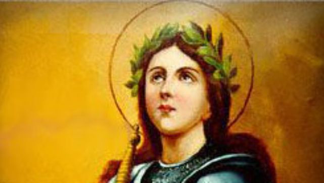 La iglesia recuerda hoy a Santa Juana de Arco