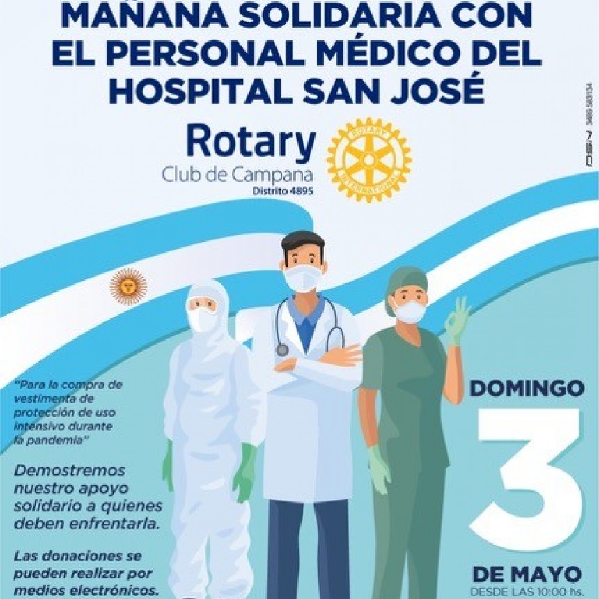 MA&Ntilde;ANA SOLIDARIA CON EL PERSONAL MEDICO DEL HOSPITAL SAN JOSE