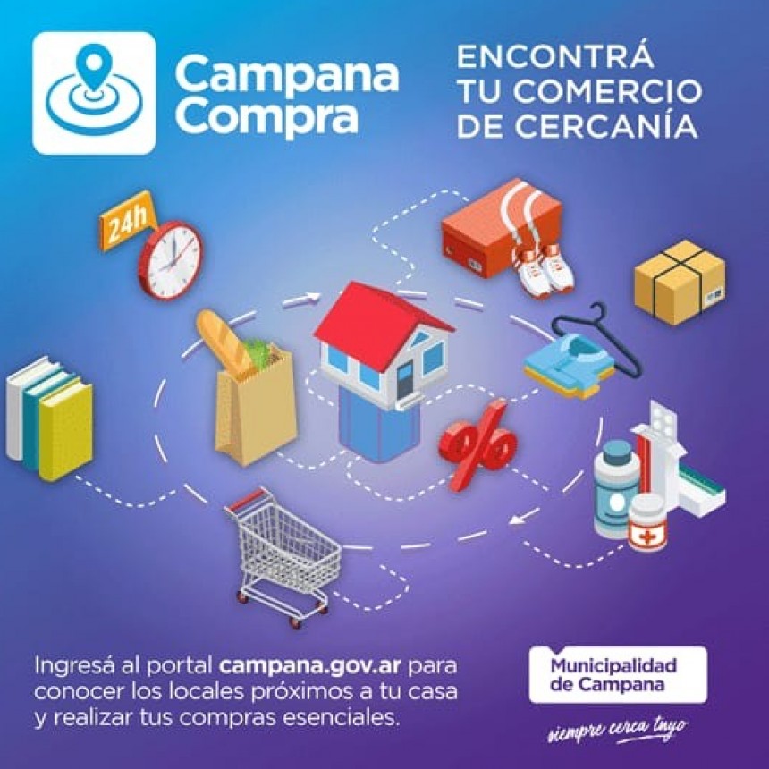 &ldquo;Compra Campana&rdquo;: el Municipio lanza una p&aacute;gina de venta online 