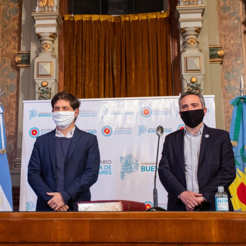 Kicillof puso en funciones a Andr&eacute;s Larroque como ministro de Desarrollo de la Comunidad