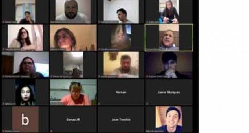   J&oacute;venes y concejales de Juntos por el Cambio conversaron por Zoom 