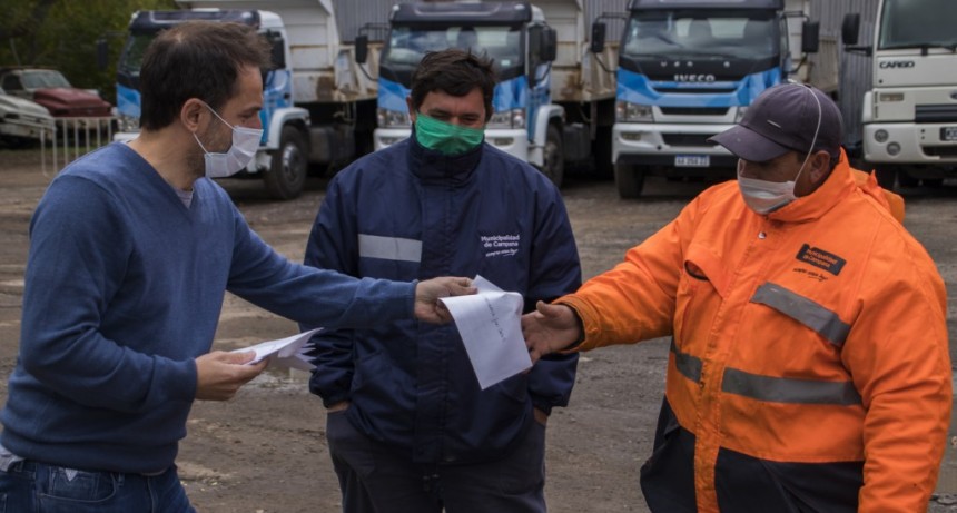 El Intendente destac&oacute; el compromiso de los trabajadores del corral&oacute;n 