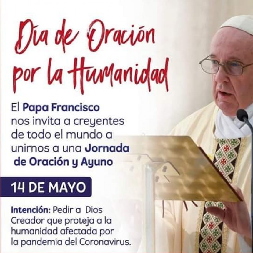 14 de mayo : D&iacute;a de oraci&oacute;n por la Humanidad
