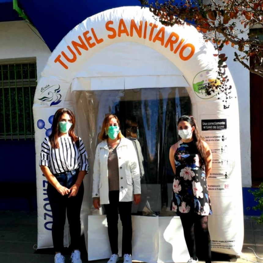 El primer t&uacute;nel sanitario en base a Ozono  ya funciona en Campana