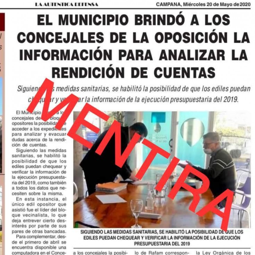 AXEL CANTLON DESMINTI&Oacute; LA INFORMACI&Oacute;N DE PRENSA MUNICIPAL SOBRE ACCESO A LA INFORMACI&Oacute;N