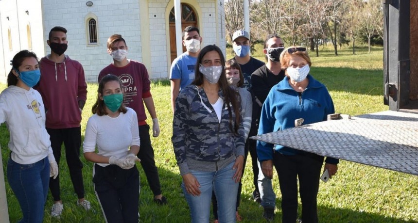 Elisa Abella acompa&ntilde;&oacute; el trabajo de la la Casa de D&iacute;a Padre An&iacute;bal