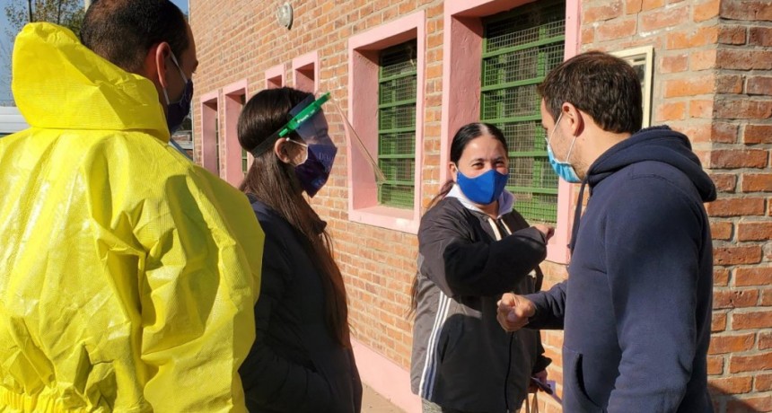 San Cayetano: el Municipio y organizaciones sociales realizaron un operativo preventivo