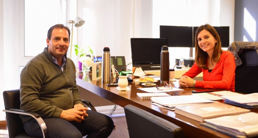  ENCUENTRO DE TRABAJO ENTRE FERNANDA RAVERTA Y ARIEL SUJARCHUK   