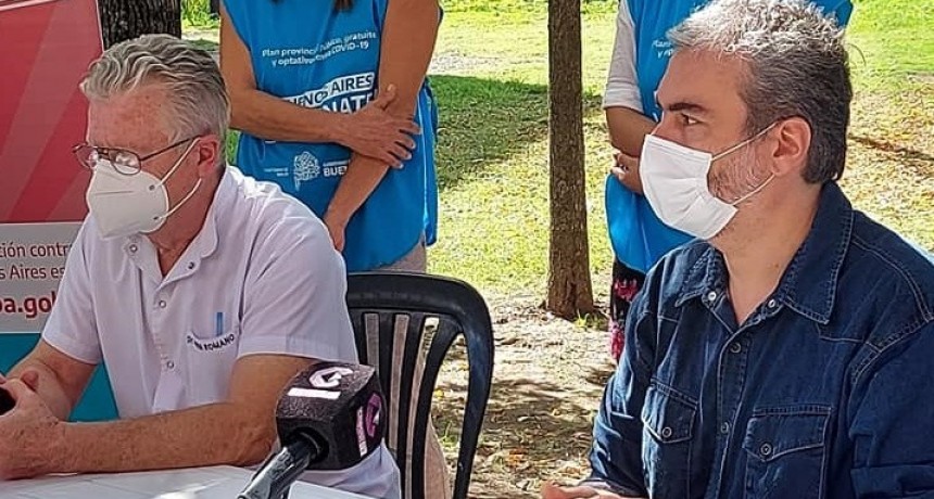 LEONARDO MIDON :  SEGUIMOS VACUNANDO DIARIAMENTE EN LA U.T.N Y EN LA U.N.LU