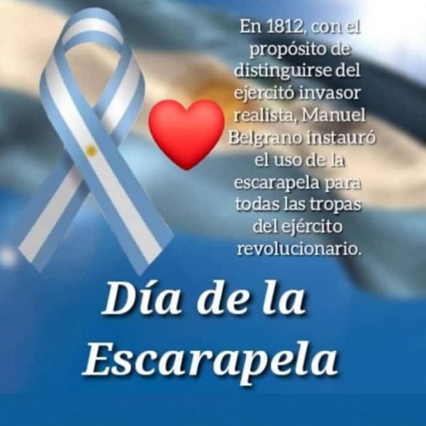 18 DE MAYO : DIA DE LA ESCARAPELA