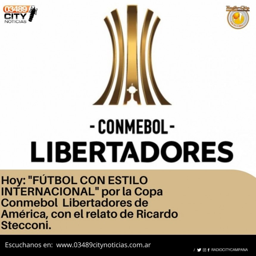 HOY RIVER PLATE VS FLUMINENSE DE BRASIL POR RADIO CITY CAMPANA FM 91.7 Mhz