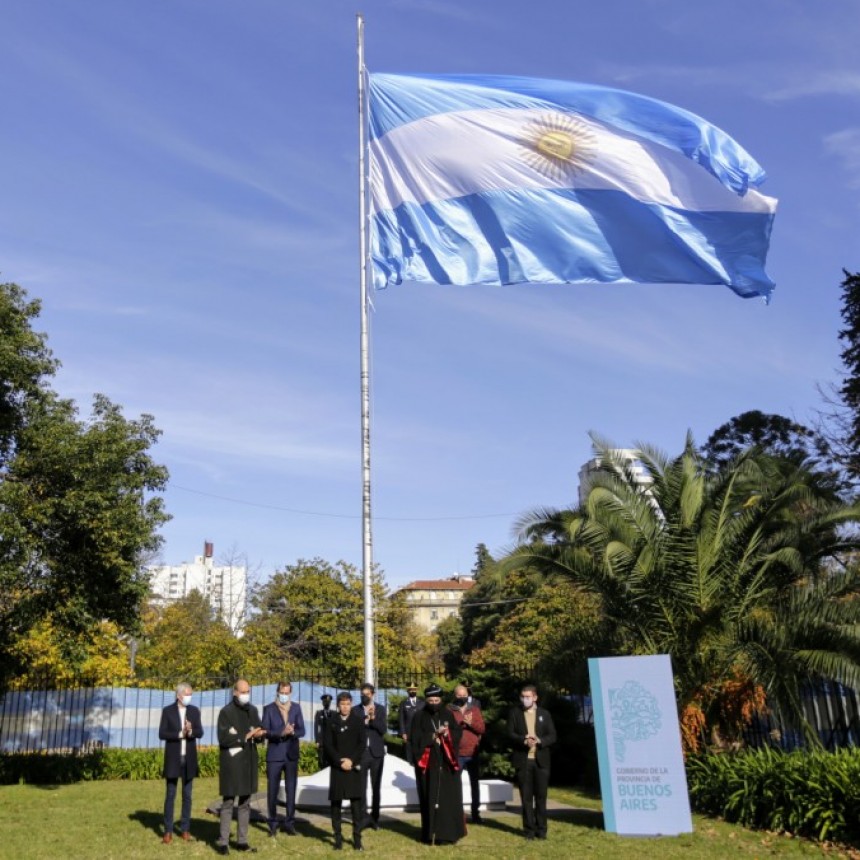 LA PLATA  Kicillof encabez&oacute; el acto de conmemoraci&oacute;n de la Revoluci&oacute;n de Mayo 