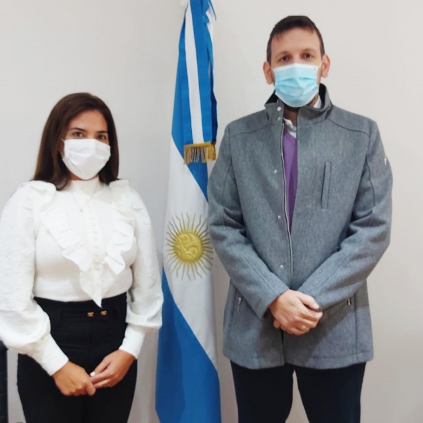 Sol Calle se reuni&oacute; con el Presidente del Banco Provincia