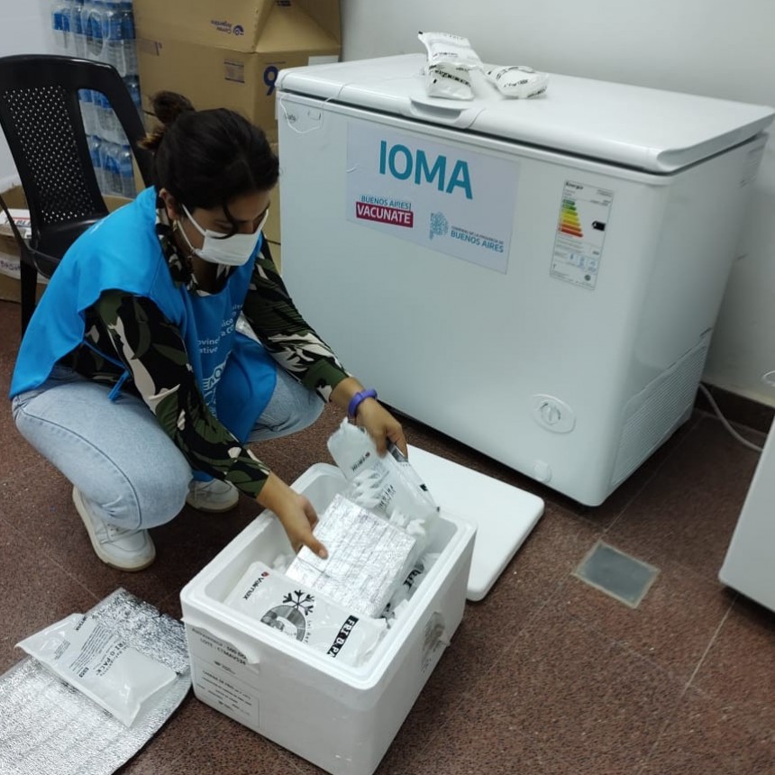 Llegaron otras 1200 dosis para completar vacunaci&oacute;n